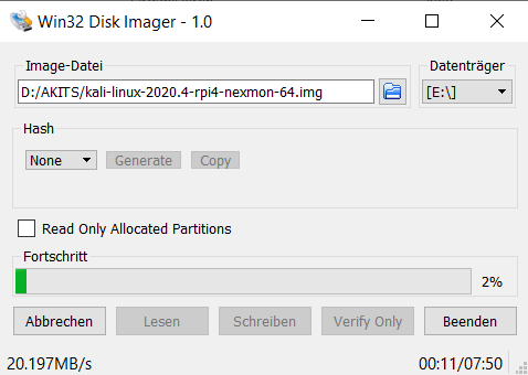 Win32 Disk Imager